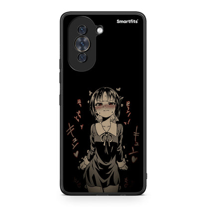 Huawei Nova 10 Anime Girl θήκη από τη Smartfits με σχέδιο στο πίσω μέρος και μαύρο περίβλημα | Smartphone case with colorful back and black bezels by Smartfits