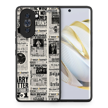 Θήκη Huawei Nova 10 Harry Paper από τη Smartfits με σχέδιο στο πίσω μέρος και μαύρο περίβλημα | Huawei Nova 10 Harry Paper case with colorful back and black bezels