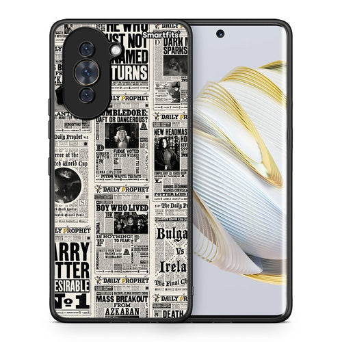 Θήκη Huawei Nova 10 Harry Paper από τη Smartfits με σχέδιο στο πίσω μέρος και μαύρο περίβλημα | Huawei Nova 10 Harry Paper case with colorful back and black bezels
