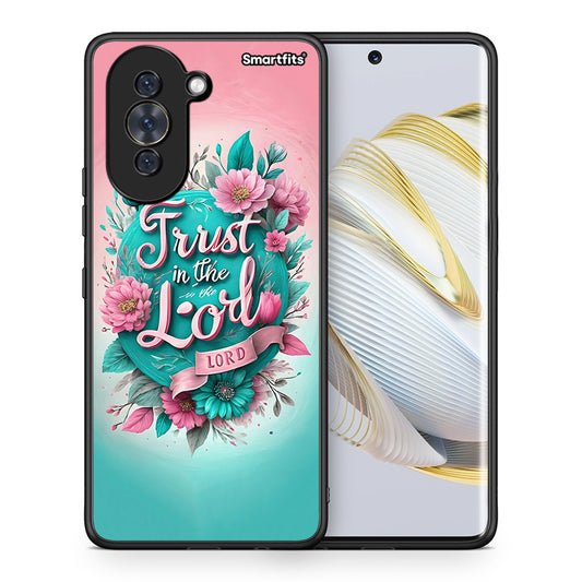 Θήκη Huawei Nova 10 Lord Trust από τη Smartfits με σχέδιο στο πίσω μέρος και μαύρο περίβλημα | Huawei Nova 10 Lord Trust case with colorful back and black bezels