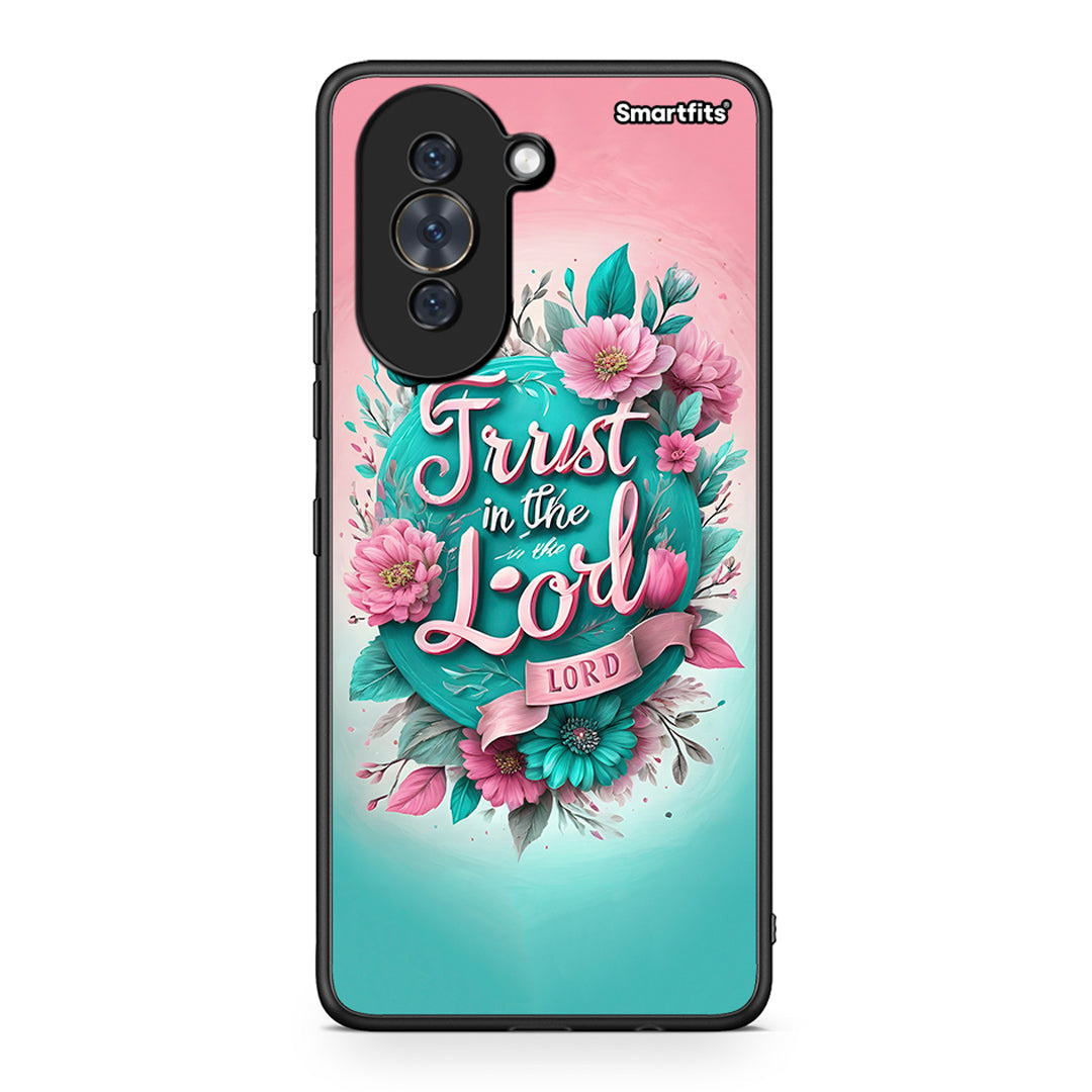 Huawei Nova 10 Lord Trust θήκη από τη Smartfits με σχέδιο στο πίσω μέρος και μαύρο περίβλημα | Smartphone case with colorful back and black bezels by Smartfits