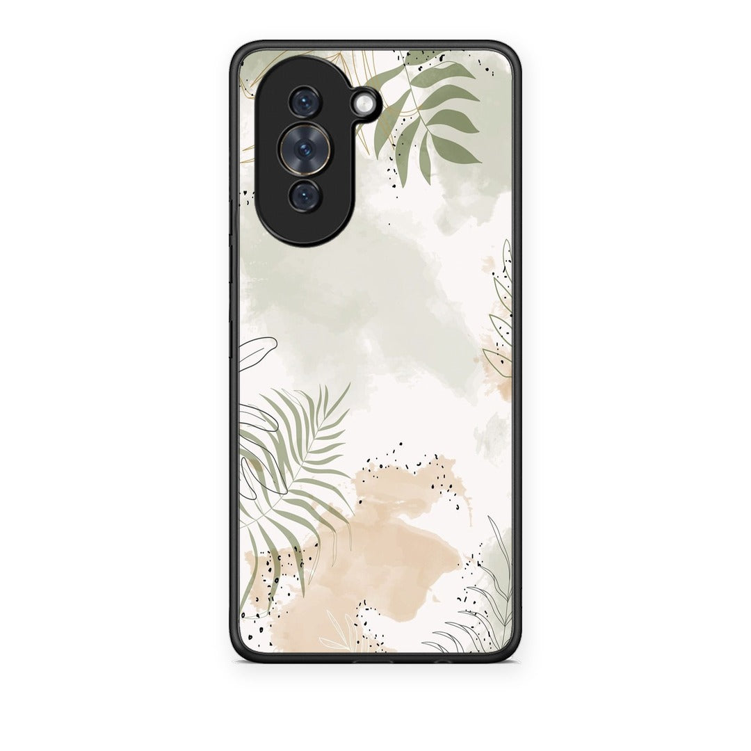 Θήκη Huawei Nova 10 Nude Plants από τη Smartfits με σχέδιο στο πίσω μέρος και μαύρο περίβλημα | Huawei Nova 10 Nude Plants case with colorful back and black bezels