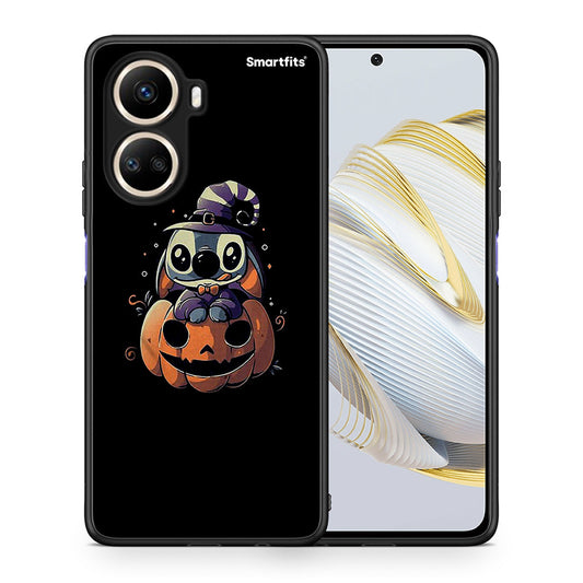 Θήκη Huawei Nova 10 SE Halloween Stitch από τη Smartfits με σχέδιο στο πίσω μέρος και μαύρο περίβλημα | Huawei Nova 10 SE Halloween Stitch Case with Colorful Back and Black Bezels