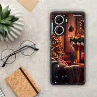 Thumbnail for Θήκη Huawei Nova 10 SE Home For Christmas από τη Smartfits με σχέδιο στο πίσω μέρος και μαύρο περίβλημα | Huawei Nova 10 SE Home For Christmas Case with Colorful Back and Black Bezels