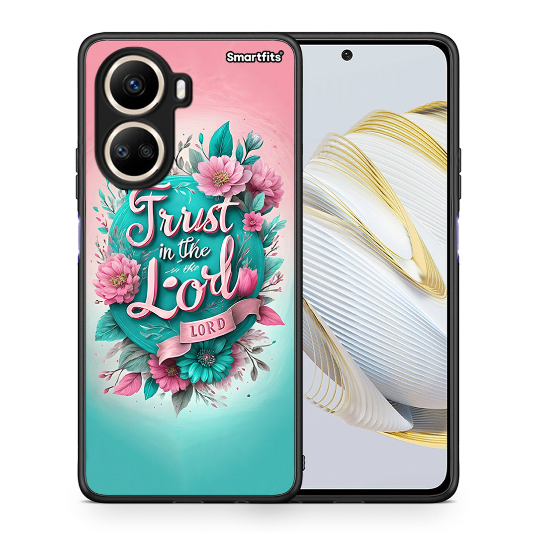 Θήκη Huawei Nova 10 SE Lord Trust από τη Smartfits με σχέδιο στο πίσω μέρος και μαύρο περίβλημα | Huawei Nova 10 SE Lord Trust Case with Colorful Back and Black Bezels