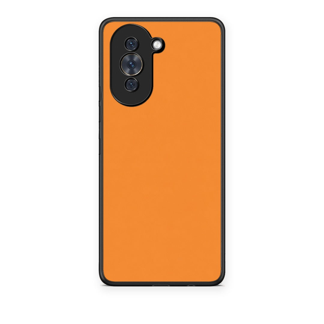 Θήκη Huawei Nova 10 Tangerine Orange από τη Smartfits με σχέδιο στο πίσω μέρος και μαύρο περίβλημα | Huawei Nova 10 Tangerine Orange case with colorful back and black bezels
