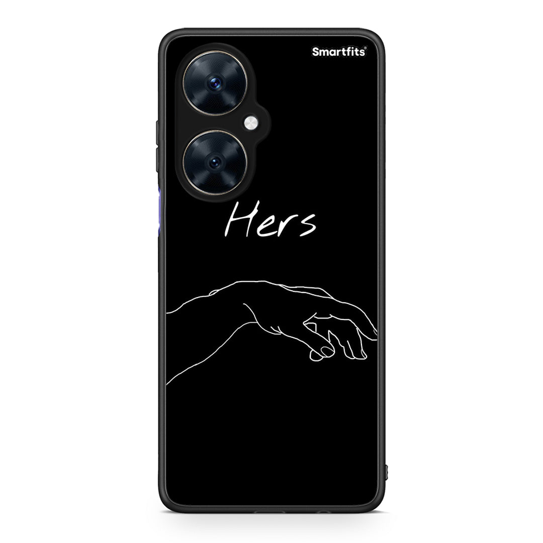 Huawei Nova 11i Aeshetic Love 1 Θήκη Αγίου Βαλεντίνου από τη Smartfits με σχέδιο στο πίσω μέρος και μαύρο περίβλημα | Smartphone case with colorful back and black bezels by Smartfits
