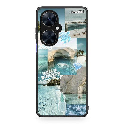 Huawei Nova 11i Aesthetic Summer Θήκη από τη Smartfits με σχέδιο στο πίσω μέρος και μαύρο περίβλημα | Smartphone case with colorful back and black bezels by Smartfits