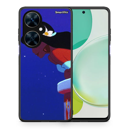 Θήκη Huawei Nova 11i Alladin And Jasmine Love 2 από τη Smartfits με σχέδιο στο πίσω μέρος και μαύρο περίβλημα | Huawei Nova 11i Alladin And Jasmine Love 2 case with colorful back and black bezels