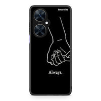 Thumbnail for Huawei Nova 11i Always & Forever 1 Θήκη Αγίου Βαλεντίνου από τη Smartfits με σχέδιο στο πίσω μέρος και μαύρο περίβλημα | Smartphone case with colorful back and black bezels by Smartfits