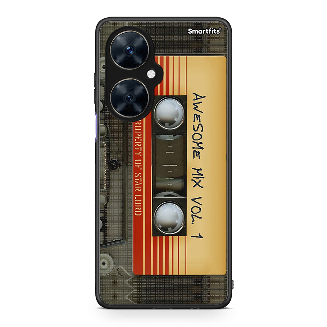 Huawei Nova 11i Awesome Mix θήκη από τη Smartfits με σχέδιο στο πίσω μέρος και μαύρο περίβλημα | Smartphone case with colorful back and black bezels by Smartfits