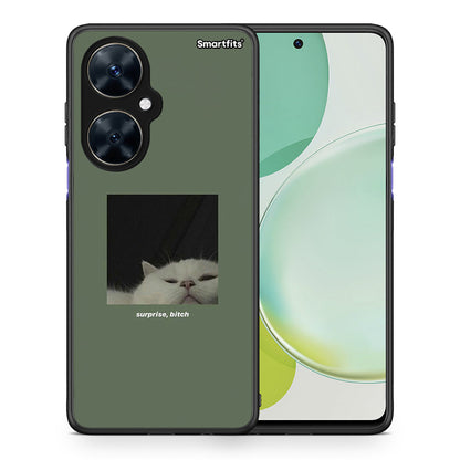 Θήκη Huawei Nova 11i Bitch Surprise από τη Smartfits με σχέδιο στο πίσω μέρος και μαύρο περίβλημα | Huawei Nova 11i Bitch Surprise case with colorful back and black bezels