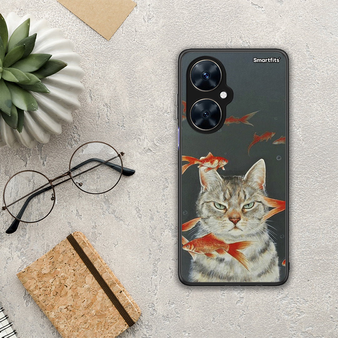 Cat Goldfish - Huawei Nova 11i θήκη
