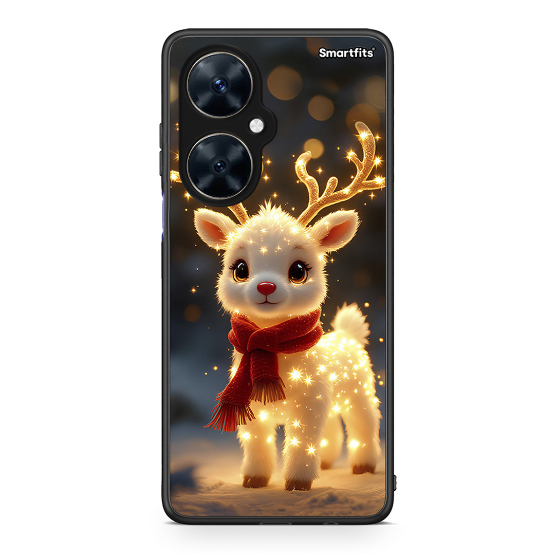 Huawei Nova 11i Christmas Cutie θήκη από τη Smartfits με σχέδιο στο πίσω μέρος και μαύρο περίβλημα | Smartphone case with colorful back and black bezels by Smartfits