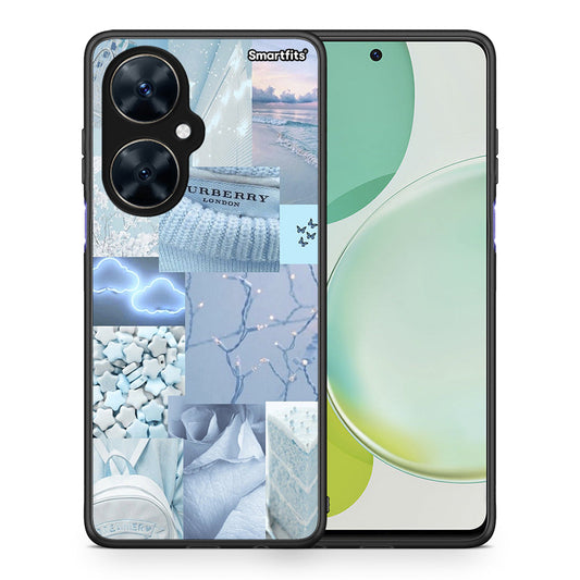 Θήκη Huawei Nova 11i Ciel Aesthetic Collage από τη Smartfits με σχέδιο στο πίσω μέρος και μαύρο περίβλημα | Huawei Nova 11i Ciel Aesthetic Collage case with colorful back and black bezels