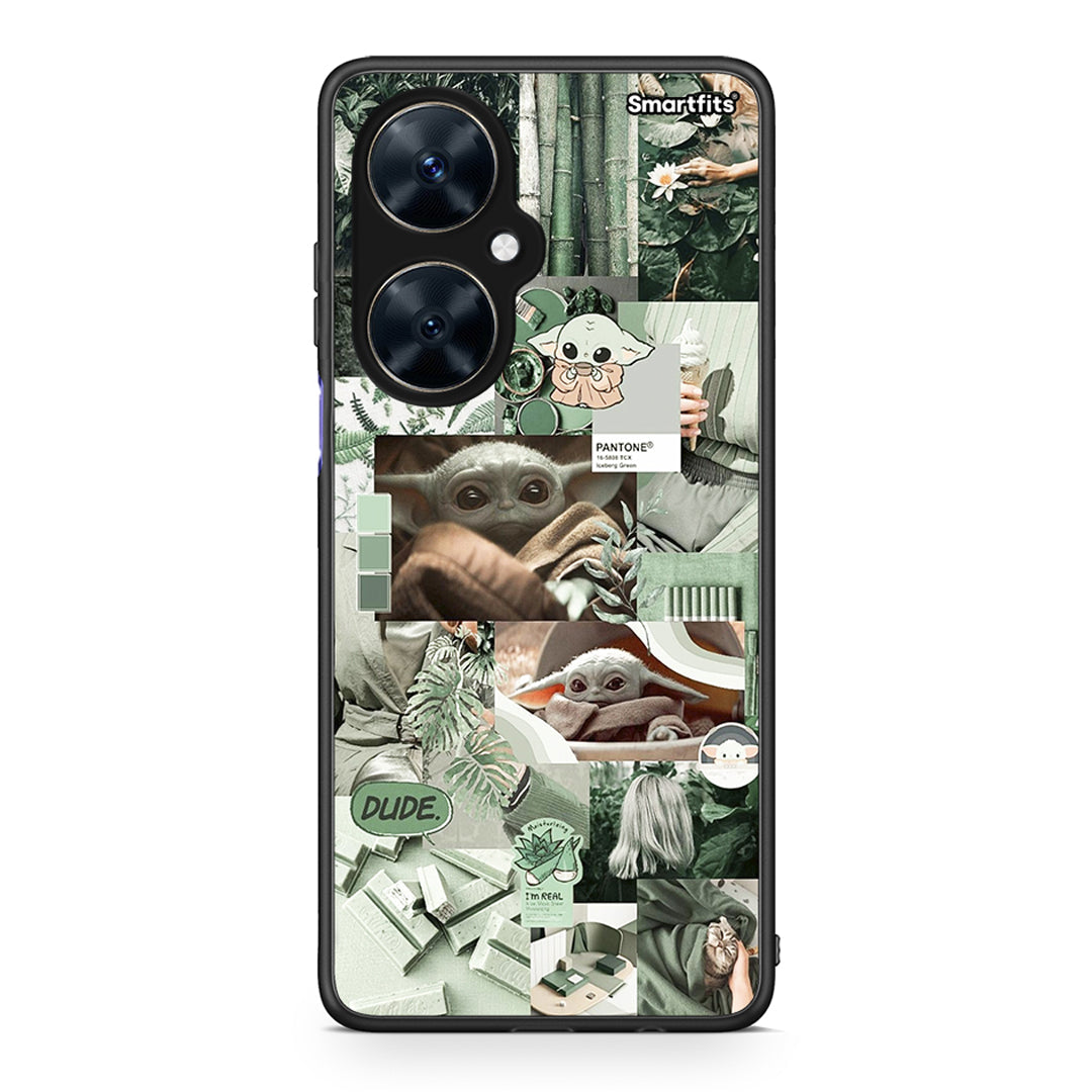 Huawei Nova 11i Collage Dude Θήκη Αγίου Βαλεντίνου από τη Smartfits με σχέδιο στο πίσω μέρος και μαύρο περίβλημα | Smartphone case with colorful back and black bezels by Smartfits