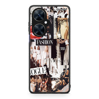 Thumbnail for Huawei Nova 11i Collage Fashion Θήκη Αγίου Βαλεντίνου από τη Smartfits με σχέδιο στο πίσω μέρος και μαύρο περίβλημα | Smartphone case with colorful back and black bezels by Smartfits