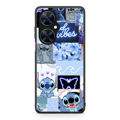 Huawei Nova 11i Collage Good Vibes Θήκη Αγίου Βαλεντίνου από τη Smartfits με σχέδιο στο πίσω μέρος και μαύρο περίβλημα | Smartphone case with colorful back and black bezels by Smartfits