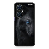 Thumbnail for Huawei Nova 11i Dark Wolf θήκη από τη Smartfits με σχέδιο στο πίσω μέρος και μαύρο περίβλημα | Smartphone case with colorful back and black bezels by Smartfits
