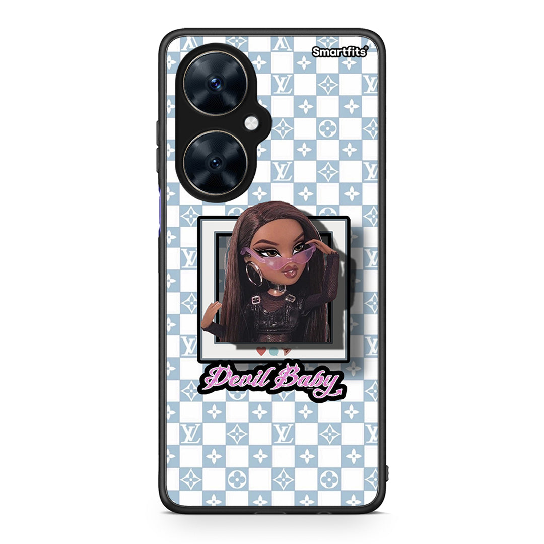 Huawei Nova 11i Devil Baby Θήκη Αγίου Βαλεντίνου από τη Smartfits με σχέδιο στο πίσω μέρος και μαύρο περίβλημα | Smartphone case with colorful back and black bezels by Smartfits