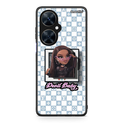 Huawei Nova 11i Devil Baby Θήκη Αγίου Βαλεντίνου από τη Smartfits με σχέδιο στο πίσω μέρος και μαύρο περίβλημα | Smartphone case with colorful back and black bezels by Smartfits