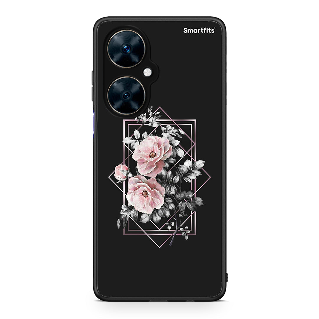 4 - Huawei Nova 11i Frame Flower case, cover, bumper