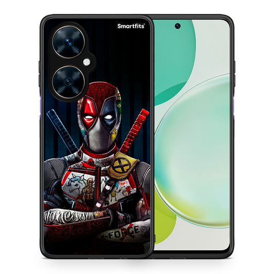 Θήκη Huawei Nova 11i Funny Guy από τη Smartfits με σχέδιο στο πίσω μέρος και μαύρο περίβλημα | Huawei Nova 11i Funny Guy case with colorful back and black bezels