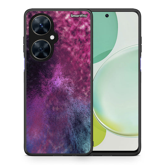 Θήκη Huawei Nova 11i Aurora Galaxy από τη Smartfits με σχέδιο στο πίσω μέρος και μαύρο περίβλημα | Huawei Nova 11i Aurora Galaxy case with colorful back and black bezels