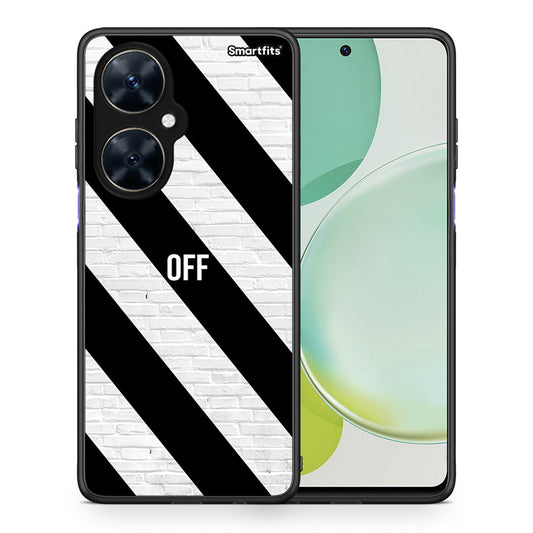 Θήκη Huawei Nova 11i Get Off από τη Smartfits με σχέδιο στο πίσω μέρος και μαύρο περίβλημα | Huawei Nova 11i Get Off case with colorful back and black bezels