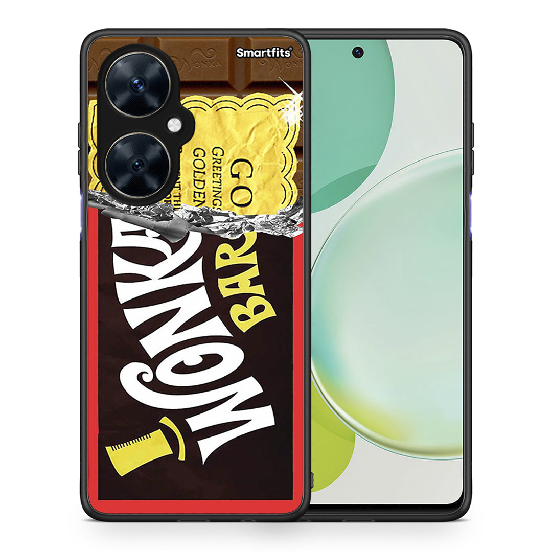 Θήκη Huawei Nova 11i Golden Ticket από τη Smartfits με σχέδιο στο πίσω μέρος και μαύρο περίβλημα | Huawei Nova 11i Golden Ticket case with colorful back and black bezels