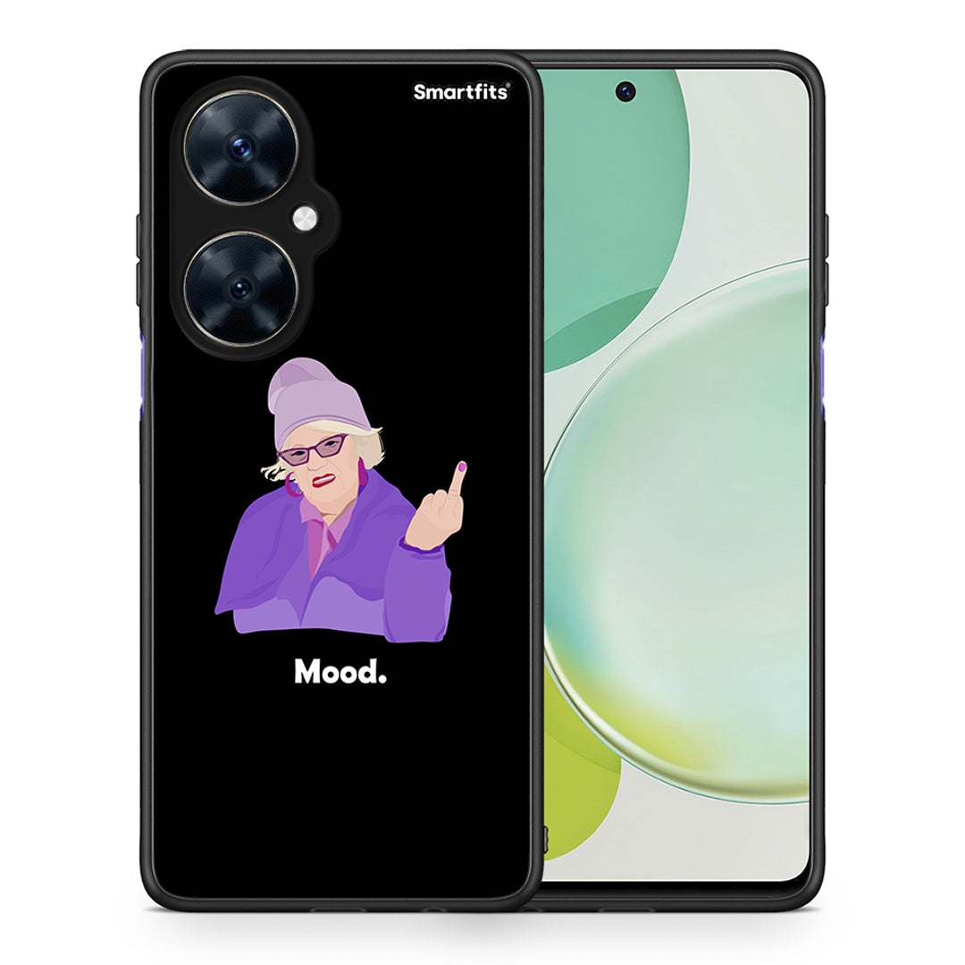 Θήκη Huawei Nova 11i Grandma Mood Black από τη Smartfits με σχέδιο στο πίσω μέρος και μαύρο περίβλημα | Huawei Nova 11i Grandma Mood Black case with colorful back and black bezels
