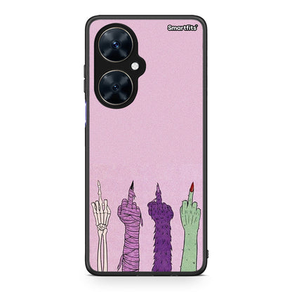 Huawei Nova 11i Halloween Be A Lady Θήκη από τη Smartfits με σχέδιο στο πίσω μέρος και μαύρο περίβλημα | Smartphone case with colorful back and black bezels by Smartfits