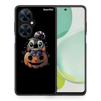 Θήκη Huawei Nova 11i Halloween Stitch από τη Smartfits με σχέδιο στο πίσω μέρος και μαύρο περίβλημα | Huawei Nova 11i Halloween Stitch case with colorful back and black bezels