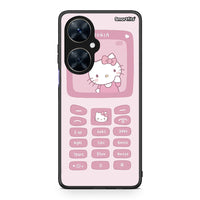 Thumbnail for Huawei Nova 11i Hello Kitten Θήκη Αγίου Βαλεντίνου από τη Smartfits με σχέδιο στο πίσω μέρος και μαύρο περίβλημα | Smartphone case with colorful back and black bezels by Smartfits