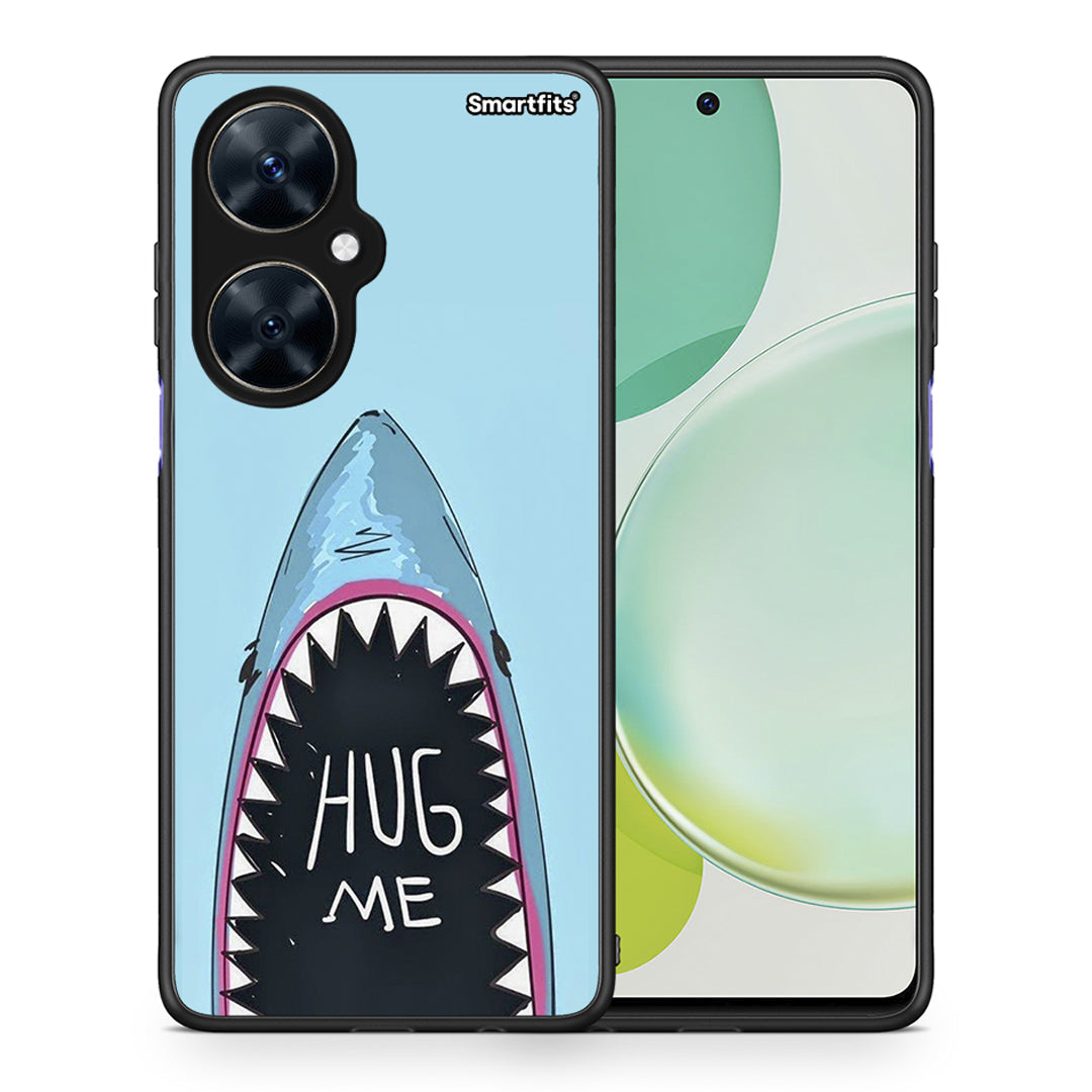 Θήκη Huawei Nova 11i Hug Me από τη Smartfits με σχέδιο στο πίσω μέρος και μαύρο περίβλημα | Huawei Nova 11i Hug Me case with colorful back and black bezels