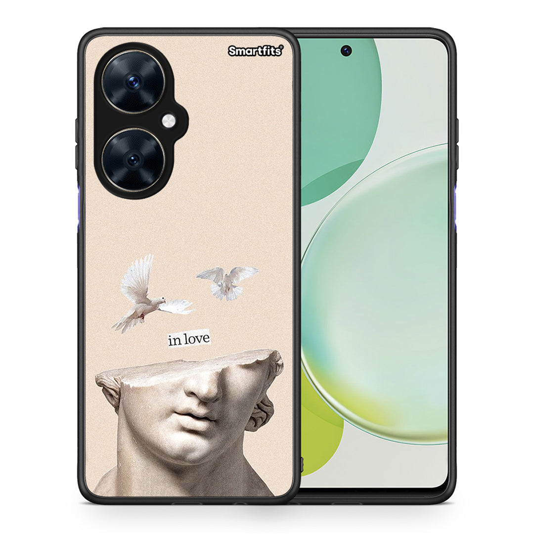 Θήκη Huawei Nova 11i In Love από τη Smartfits με σχέδιο στο πίσω μέρος και μαύρο περίβλημα | Huawei Nova 11i In Love case with colorful back and black bezels
