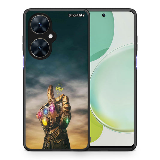 Θήκη Huawei Nova 11i Infinity Snap από τη Smartfits με σχέδιο στο πίσω μέρος και μαύρο περίβλημα | Huawei Nova 11i Infinity Snap case with colorful back and black bezels