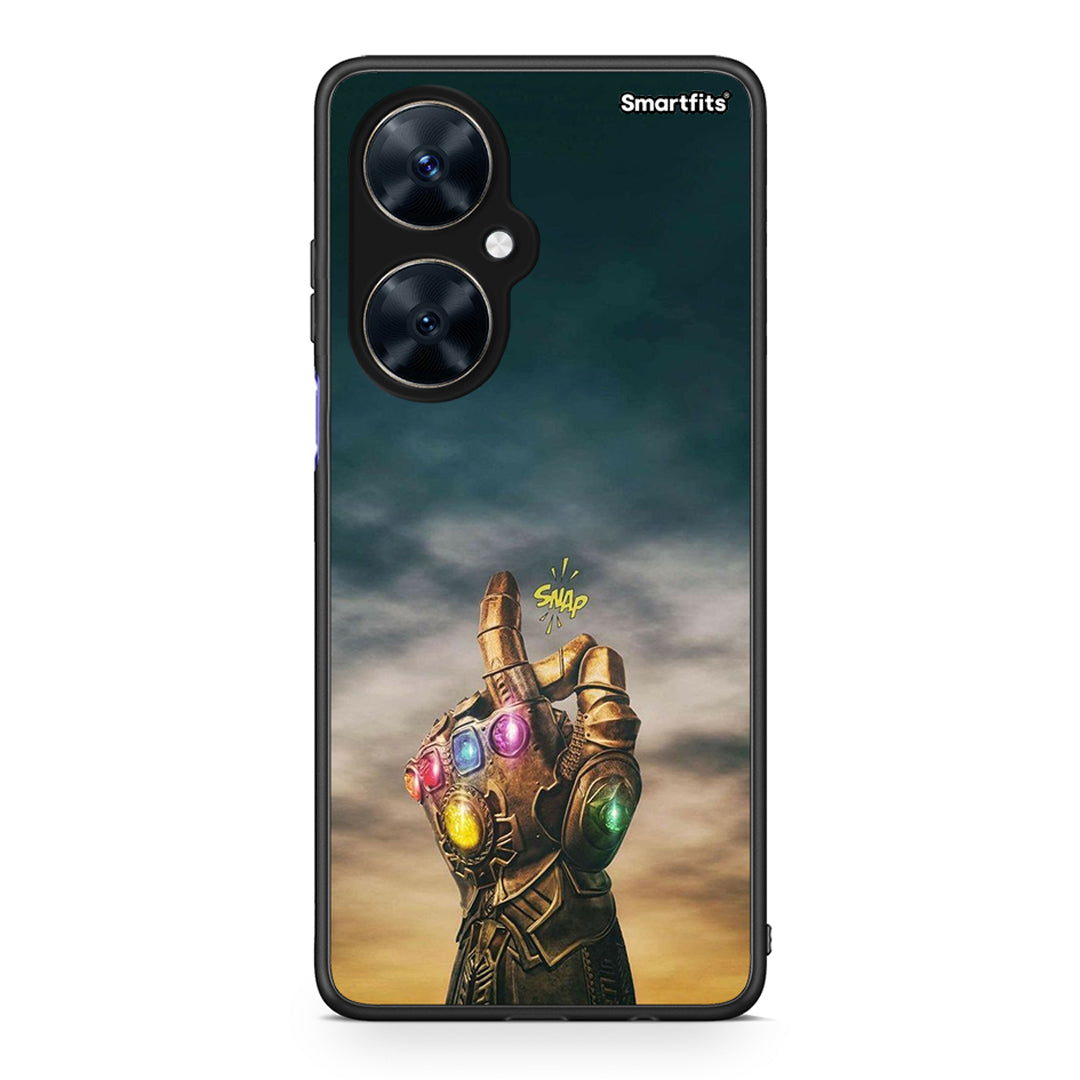 Huawei Nova 11i Infinity Snap θήκη από τη Smartfits με σχέδιο στο πίσω μέρος και μαύρο περίβλημα | Smartphone case with colorful back and black bezels by Smartfits