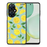Thumbnail for Θήκη Huawei Nova 11i Lemons από τη Smartfits με σχέδιο στο πίσω μέρος και μαύρο περίβλημα | Huawei Nova 11i Lemons case with colorful back and black bezels