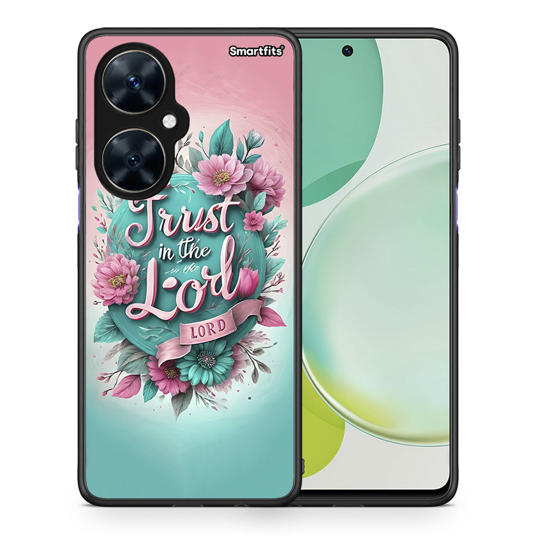 Θήκη Huawei Nova 11i Lord Trust από τη Smartfits με σχέδιο στο πίσω μέρος και μαύρο περίβλημα | Huawei Nova 11i Lord Trust case with colorful back and black bezels