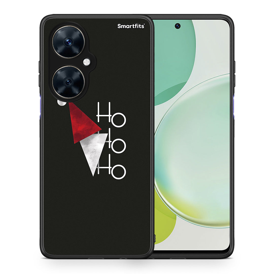 Θήκη Huawei Nova 11i Minimal Christmas από τη Smartfits με σχέδιο στο πίσω μέρος και μαύρο περίβλημα | Huawei Nova 11i Minimal Christmas case with colorful back and black bezels