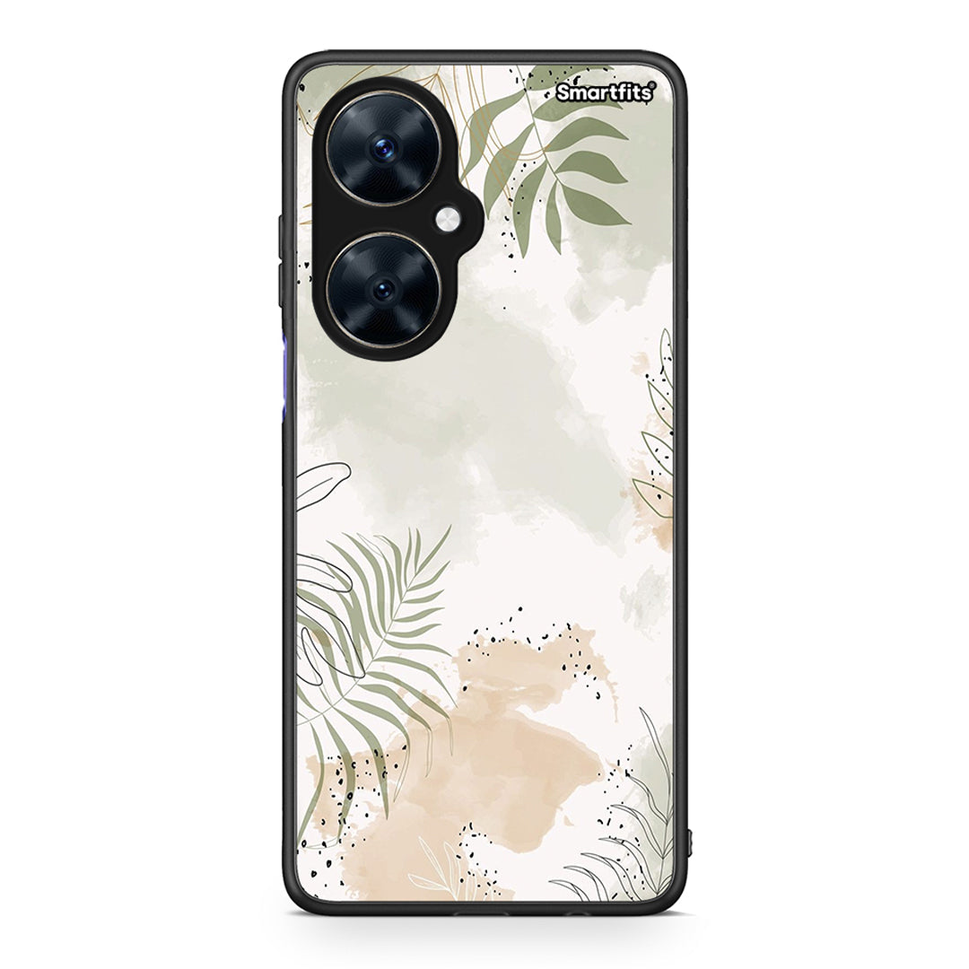 Huawei Nova 11i Nude Plants Θήκη από τη Smartfits με σχέδιο στο πίσω μέρος και μαύρο περίβλημα | Smartphone case with colorful back and black bezels by Smartfits