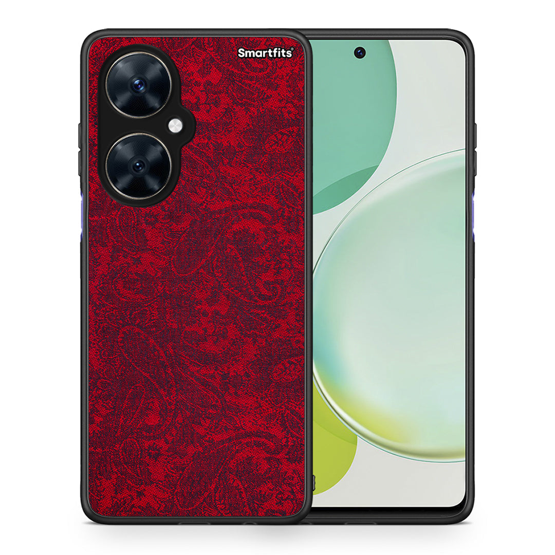 Θήκη Huawei Nova 11i Paisley Cashmere από τη Smartfits με σχέδιο στο πίσω μέρος και μαύρο περίβλημα | Huawei Nova 11i Paisley Cashmere case with colorful back and black bezels
