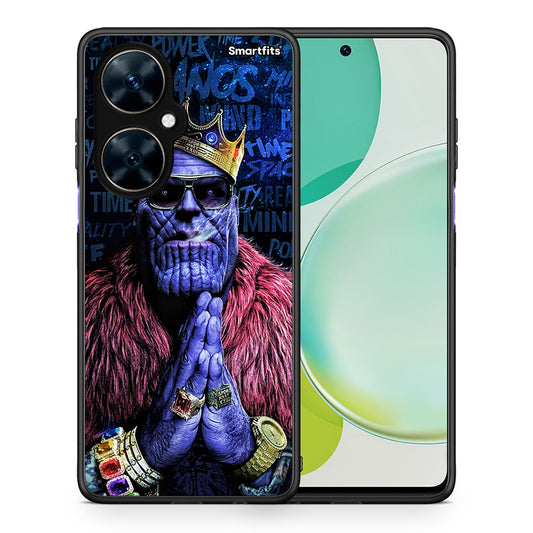 Θήκη Huawei Nova 11i Thanos PopArt από τη Smartfits με σχέδιο στο πίσω μέρος και μαύρο περίβλημα | Huawei Nova 11i Thanos PopArt case with colorful back and black bezels