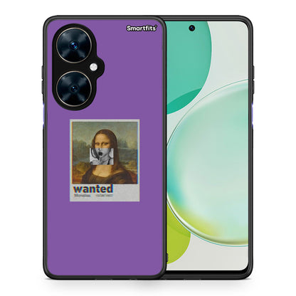 Θήκη Huawei Nova 11i Monalisa Popart από τη Smartfits με σχέδιο στο πίσω μέρος και μαύρο περίβλημα | Huawei Nova 11i Monalisa Popart case with colorful back and black bezels