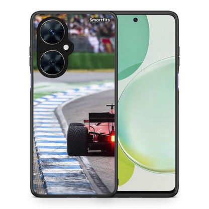 Θήκη Huawei Nova 11i Racing Vibes από τη Smartfits με σχέδιο στο πίσω μέρος και μαύρο περίβλημα | Huawei Nova 11i Racing Vibes case with colorful back and black bezels