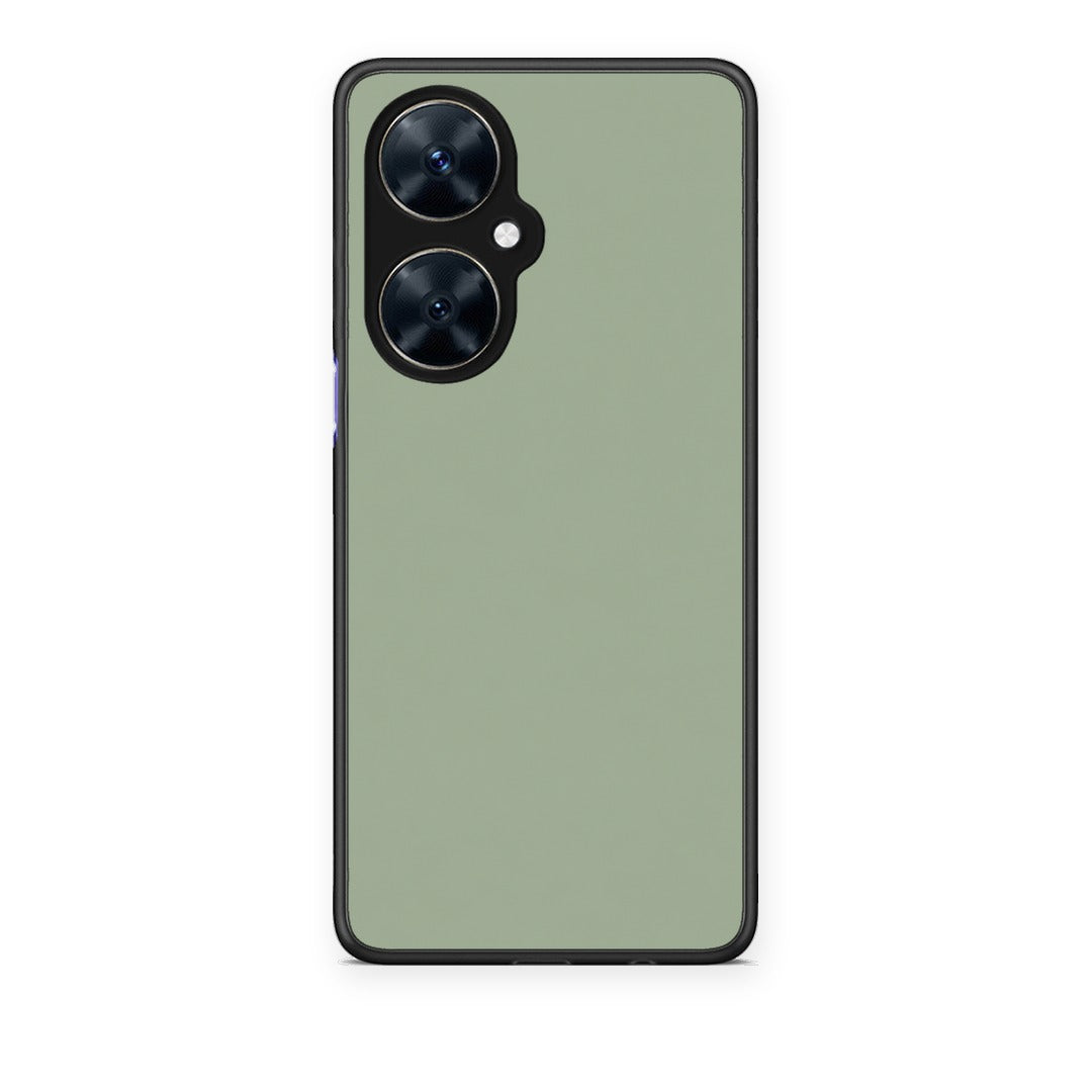 Θήκη Huawei Nova 11i Sage Green από τη Smartfits με σχέδιο στο πίσω μέρος και μαύρο περίβλημα | Huawei Nova 11i Sage Green case with colorful back and black bezels