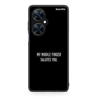 Thumbnail for Huawei Nova 11i Salute θήκη από τη Smartfits με σχέδιο στο πίσω μέρος και μαύρο περίβλημα | Smartphone case with colorful back and black bezels by Smartfits