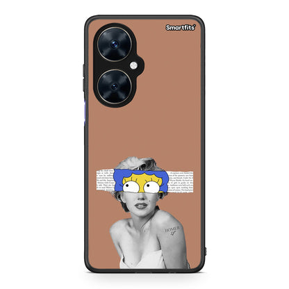 Huawei Nova 11i Sim Merilyn θήκη από τη Smartfits με σχέδιο στο πίσω μέρος και μαύρο περίβλημα | Smartphone case with colorful back and black bezels by Smartfits