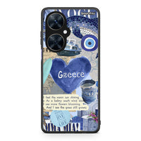 Thumbnail for Huawei Nova 11i Summer In Greece Θήκη από τη Smartfits με σχέδιο στο πίσω μέρος και μαύρο περίβλημα | Smartphone case with colorful back and black bezels by Smartfits